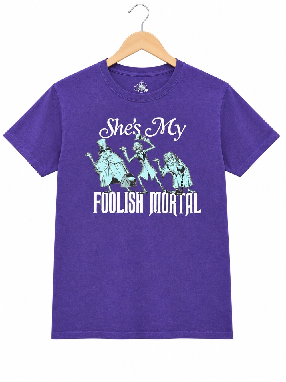 Disney Parks Haunted Mansion She's My Foolish Mortal Tee Purple Men's Small